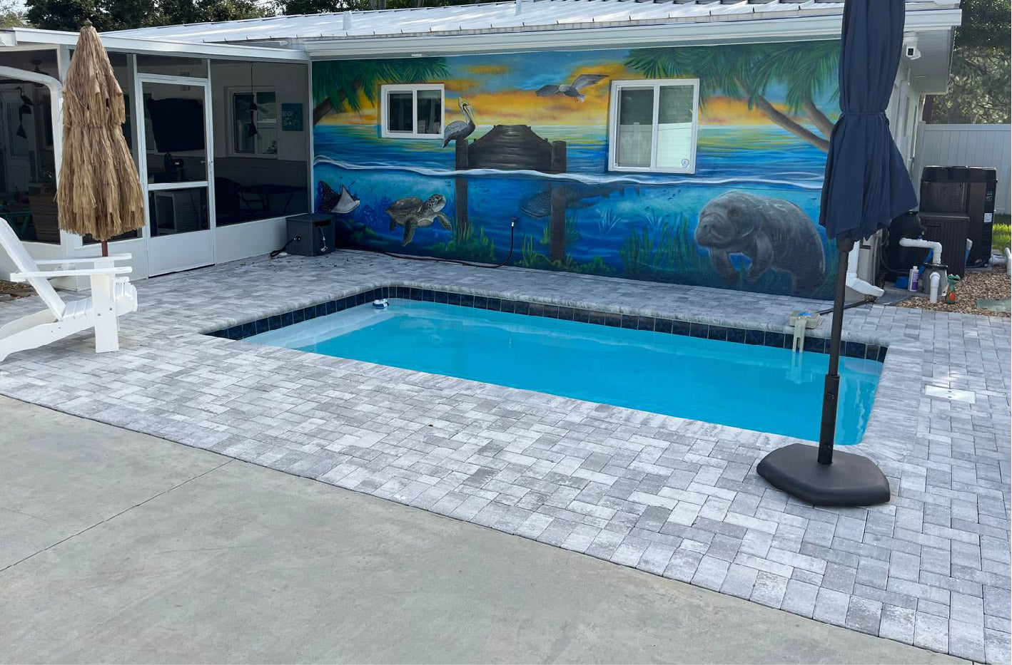 Paver Deck